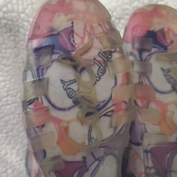Coach Pixy Glaser Graffiti Rain Boots size 10 - Picture 5 of 8